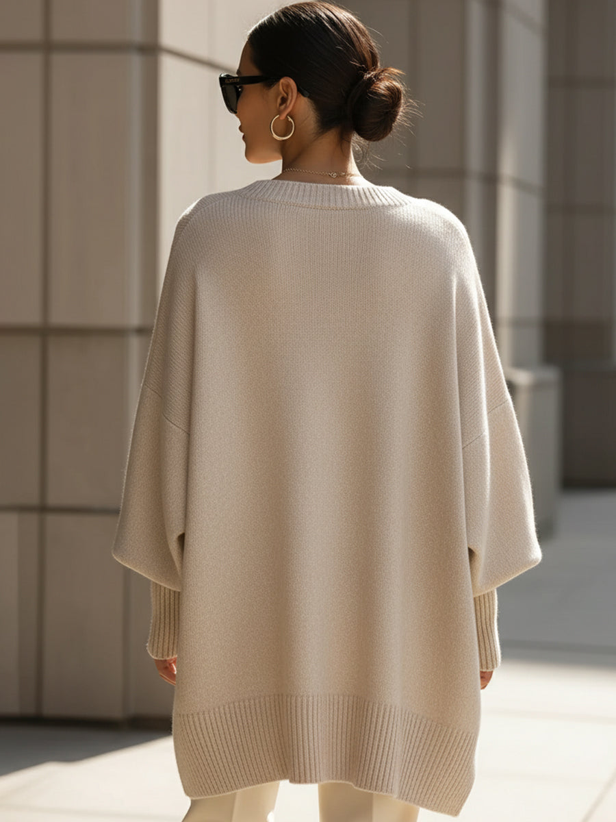Wanwen | Jersey sofisticado de mezcla de lana