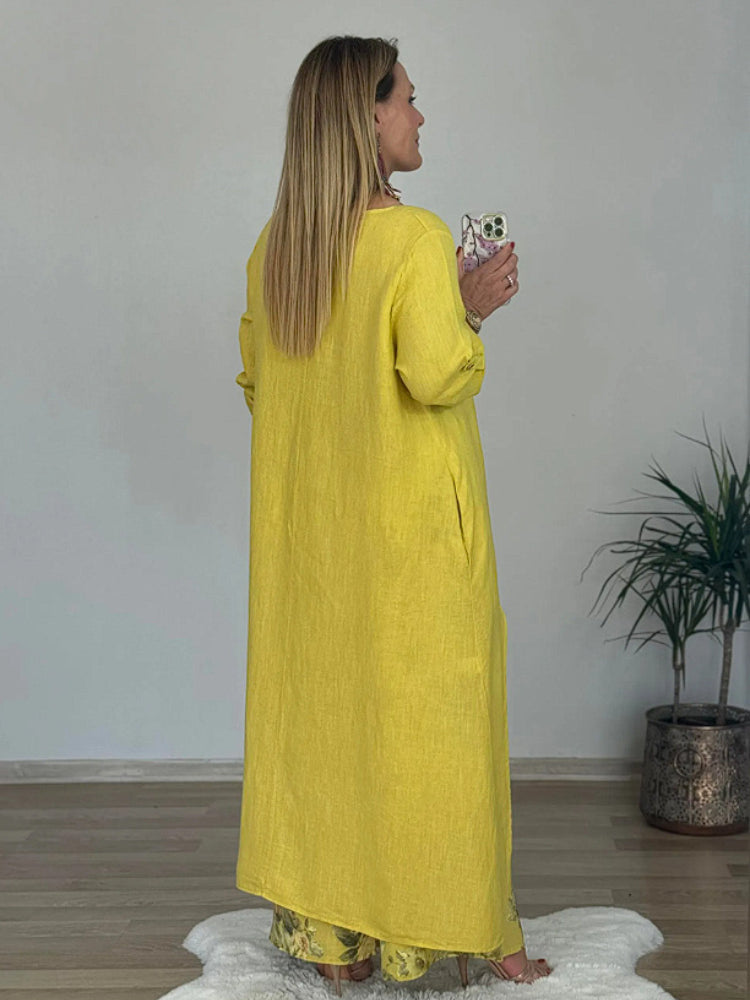 Chara™ | Ensemble composé d'un haut à manches longues et d'un pantalon imprimé