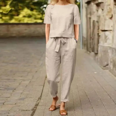 Shi | Ensemble Pantalon Large Femme