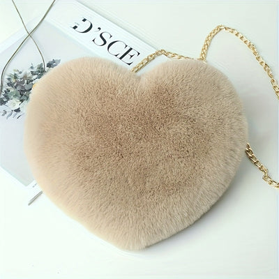 Nina | Sac en peluche en forme de coeur