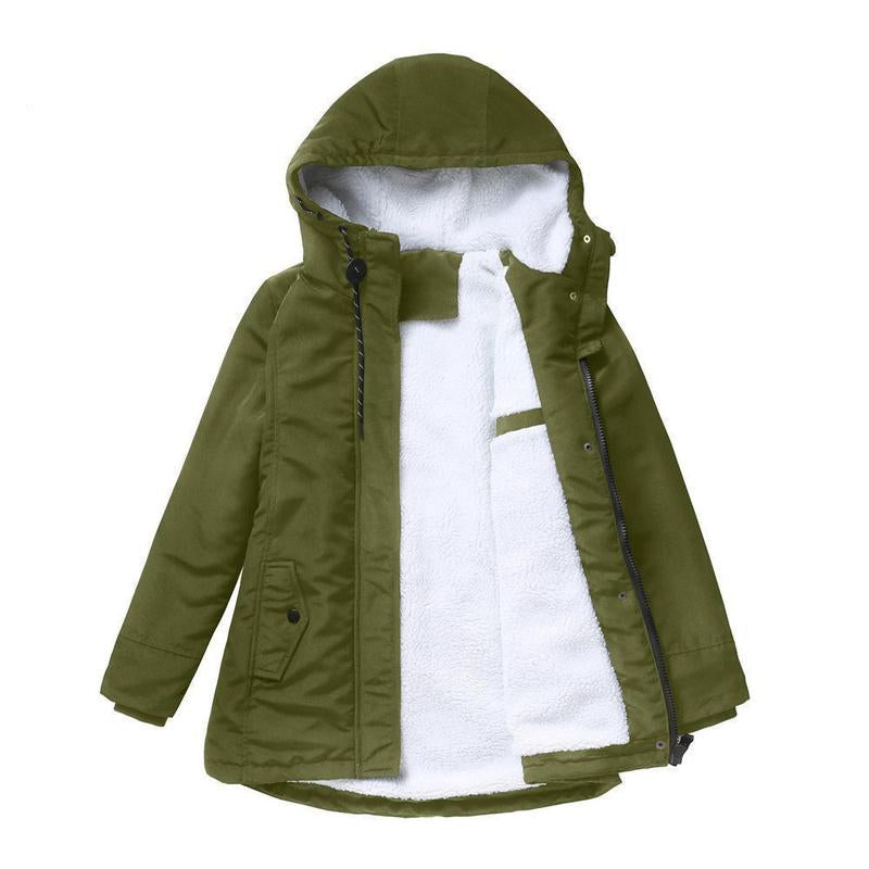 Parka Cintrée à Capuche Douillette