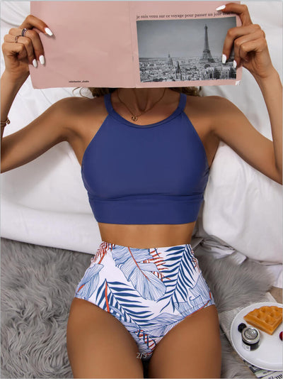 Justina® | Haut de bikini à fermeture haute avec cordon de serrage