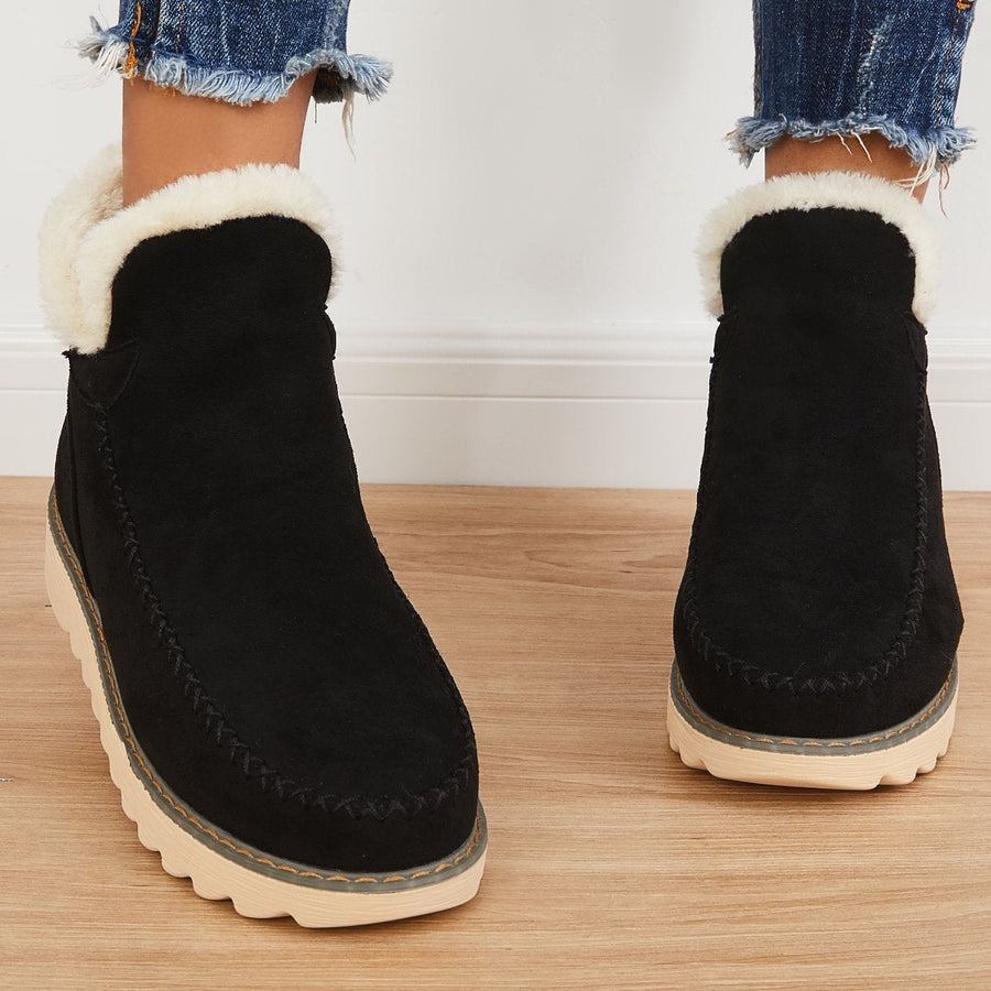 Botas Altas com Forro Quente e Confortável