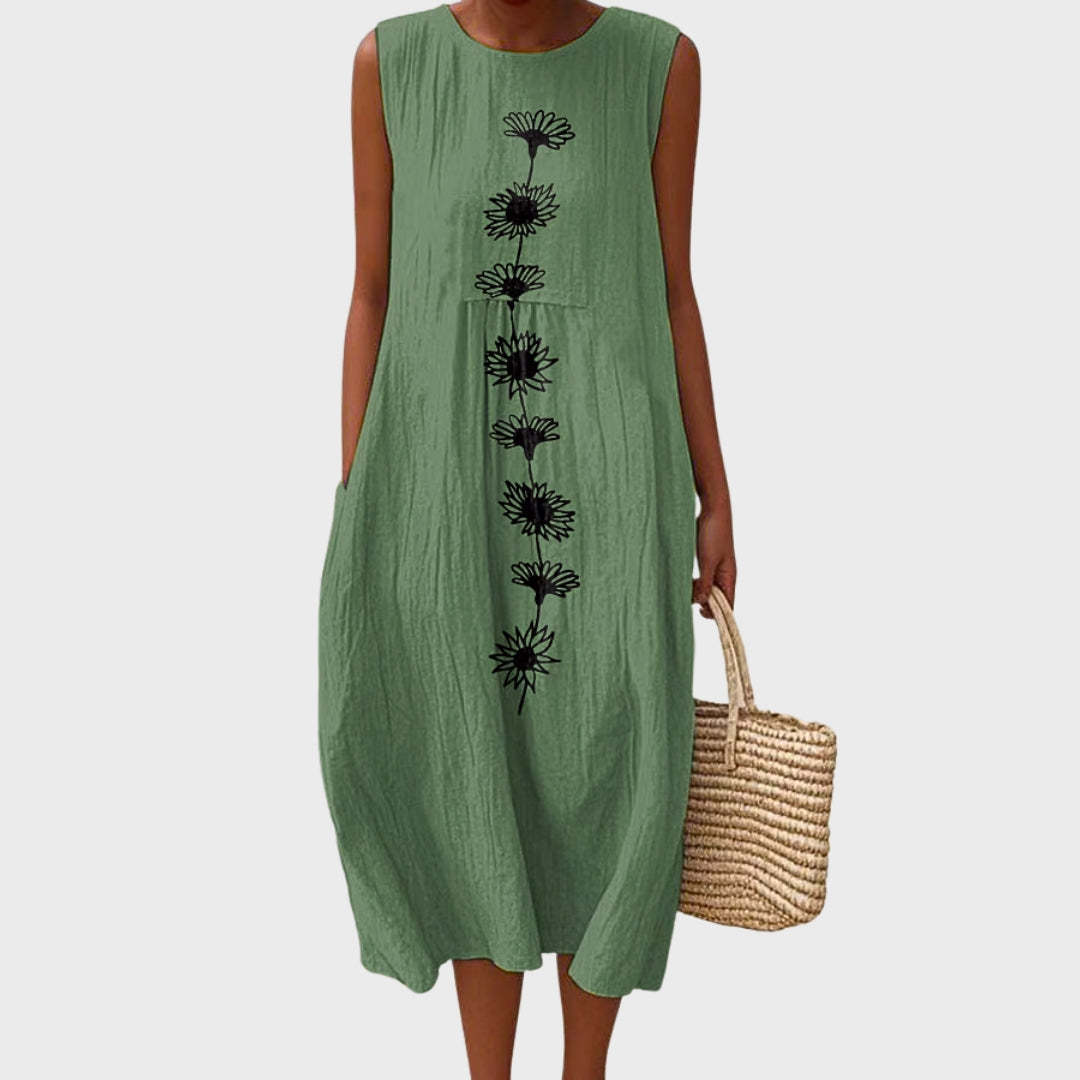 Chloe |  Robe à fleurs sauvages