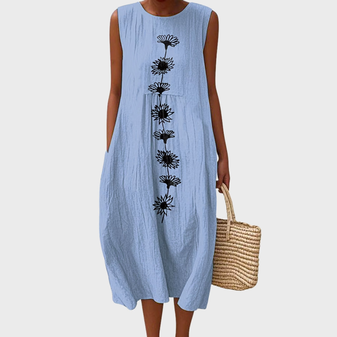 Chloe |  Robe à fleurs sauvages