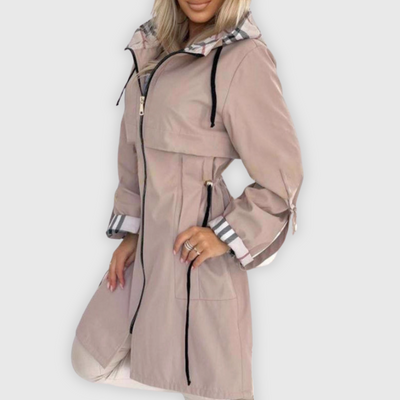 Natalia | Manteau zippé imperméable et coupe-vent