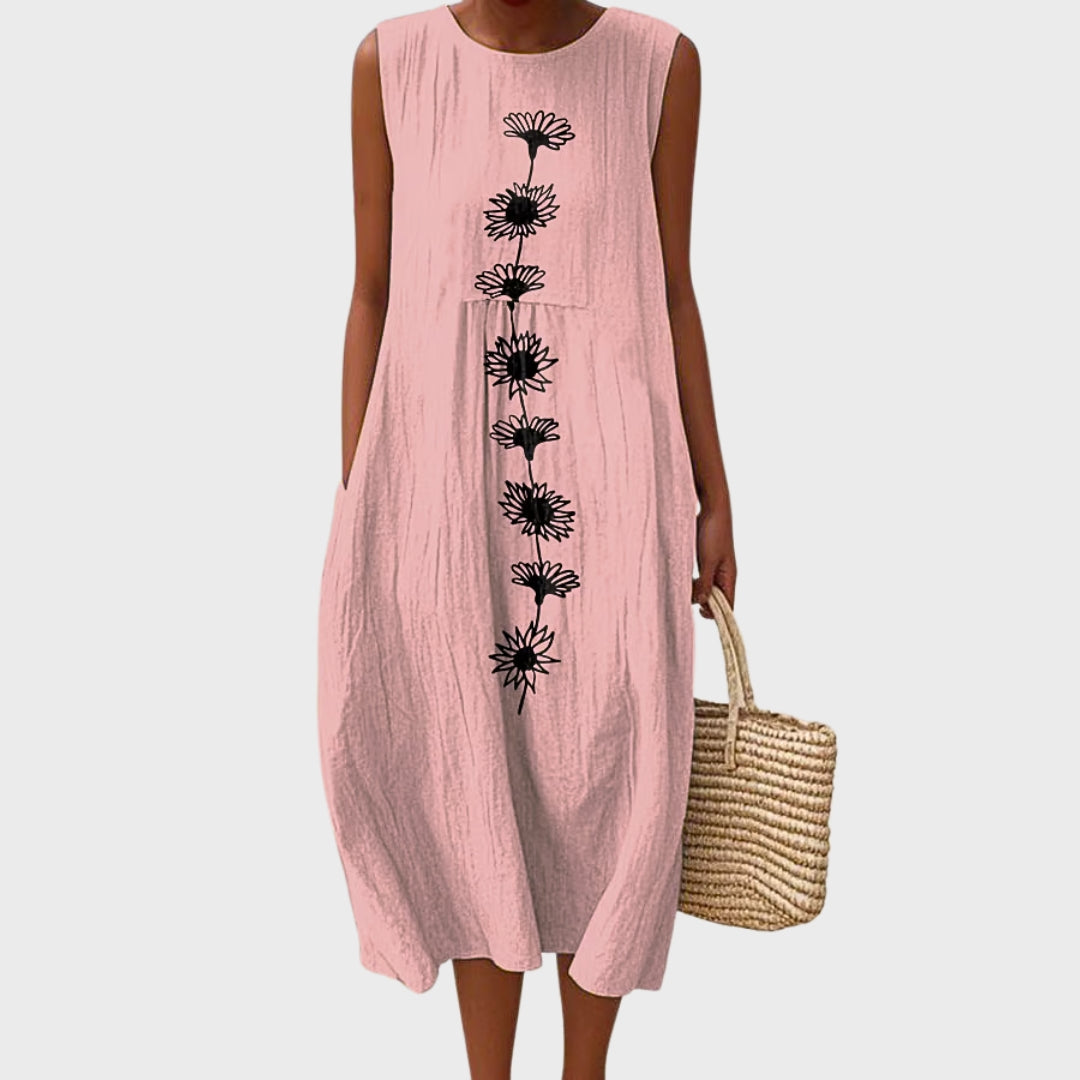 Chloe |  Robe à fleurs sauvages