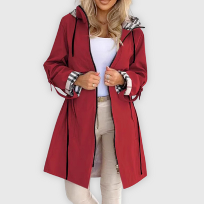 Natalia | Manteau zippé imperméable et coupe-vent