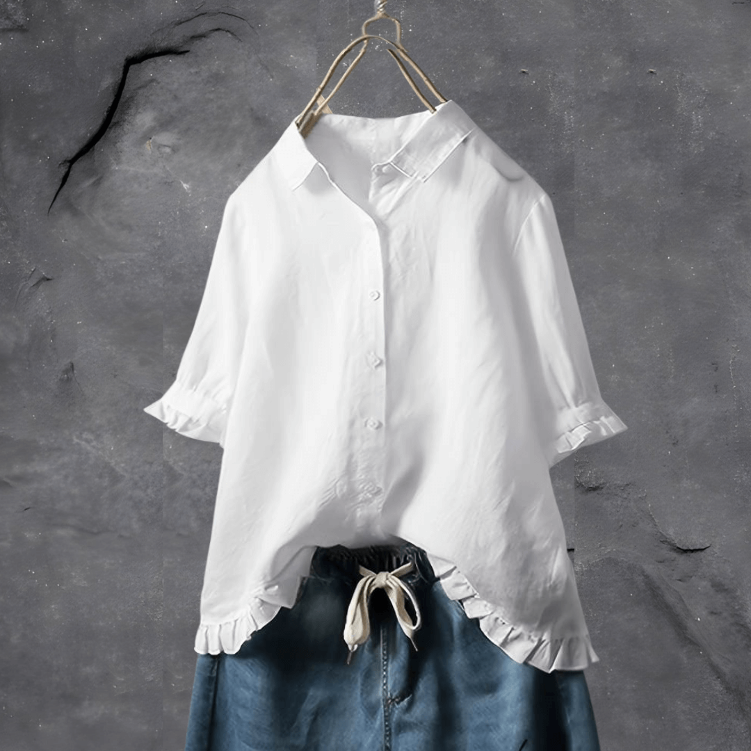 Lia | Chemise en coton chic et décontractée