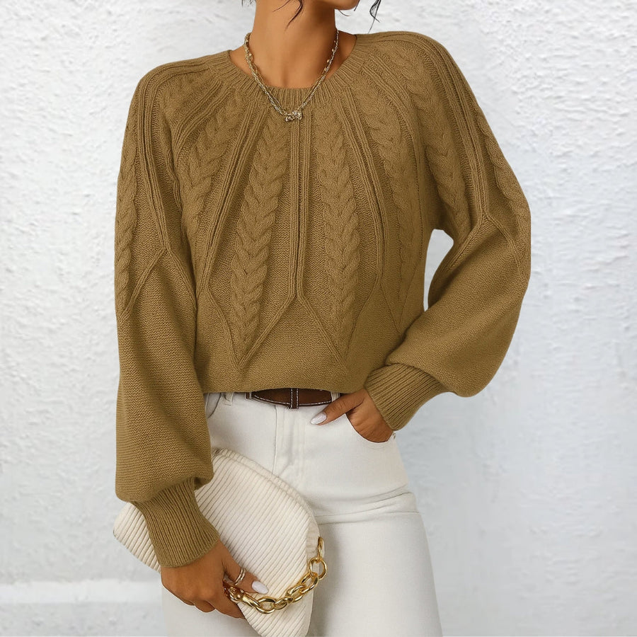 Pull Manches Amples — détail des finitions et de la coupe