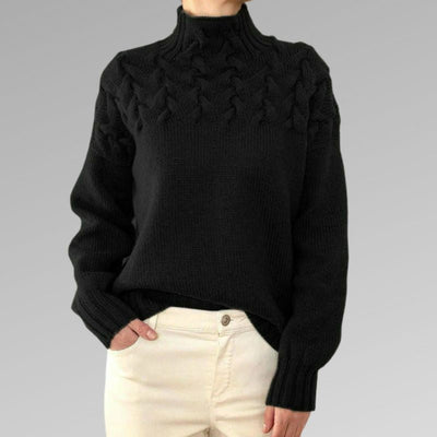 Mabel™ - Élégant pull-over en maille torsadée