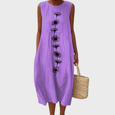 Chloe |  Robe à fleurs sauvages