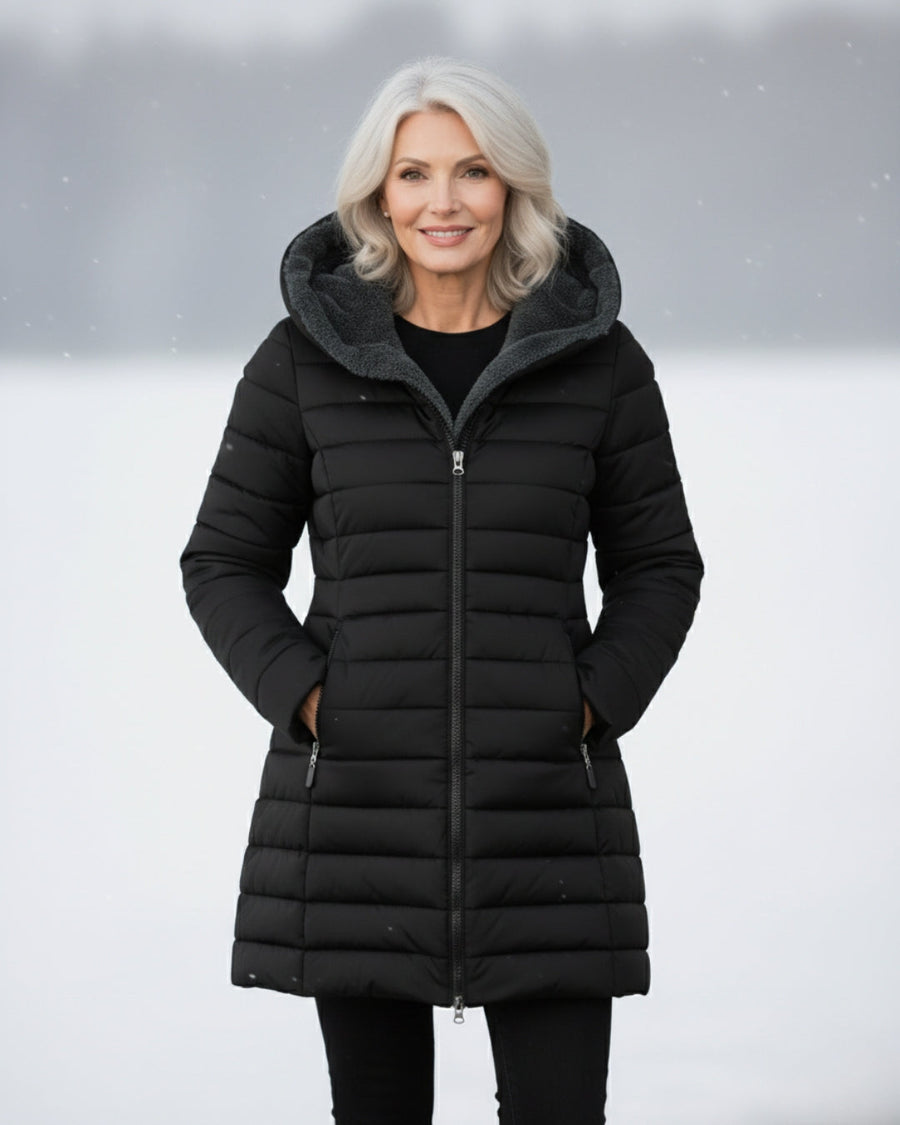 Casaco Comprido Acolchoado — Warmth & Style