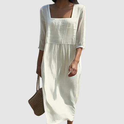 Lunelle | Robe décontractée en lin