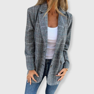 Alena | Blazer élégant à carreaux