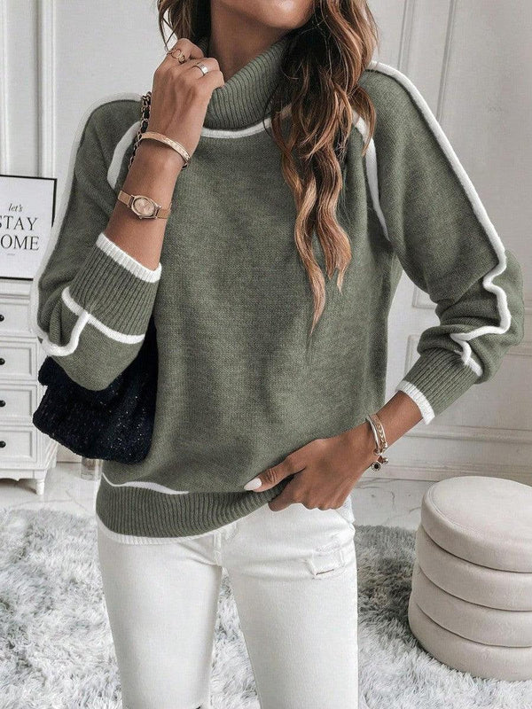 Eryndra™ | Pull Col Roulé Casual Chic