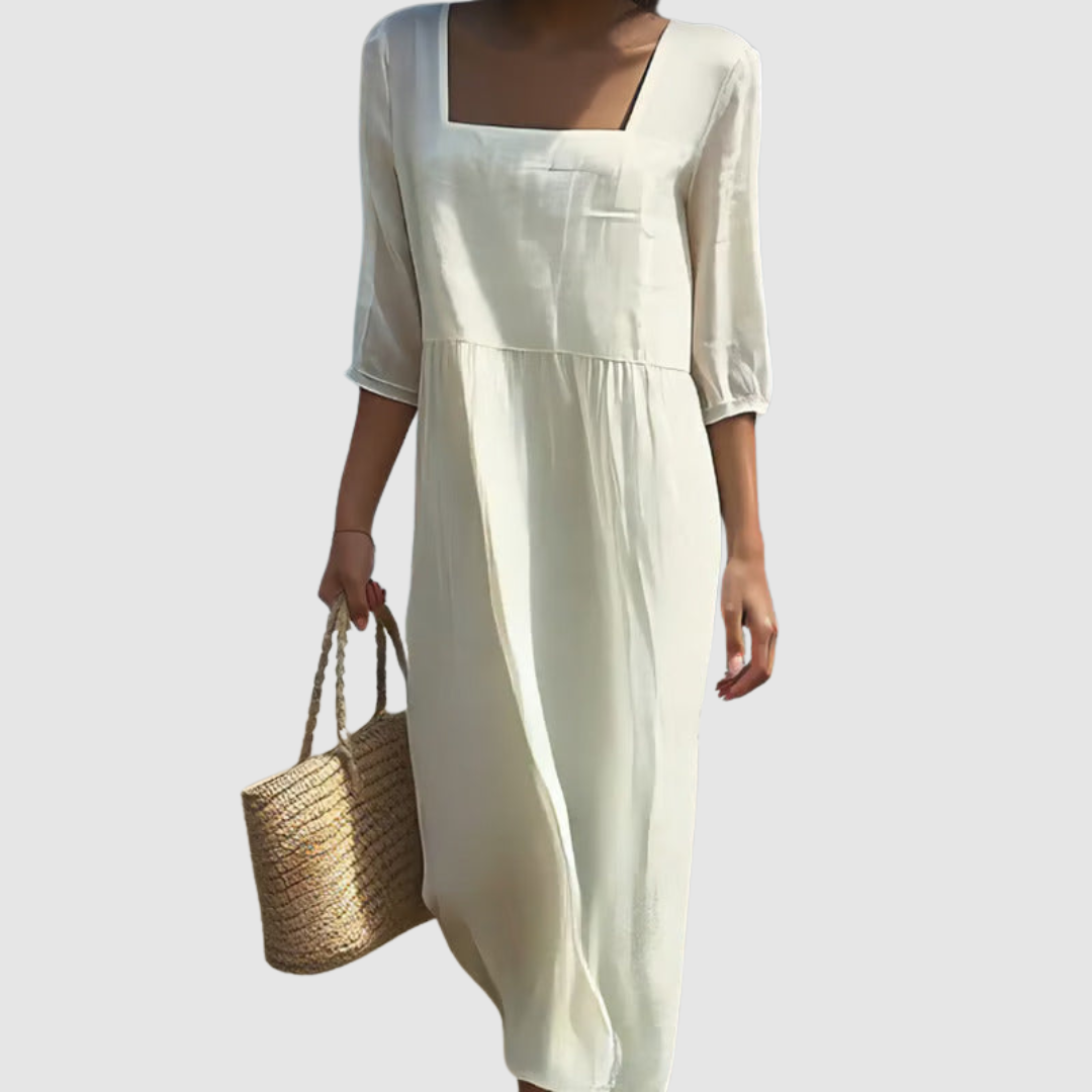 Lunelle | Robe décontractée en lin
