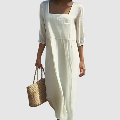 Lunelle | Robe décontractée en lin