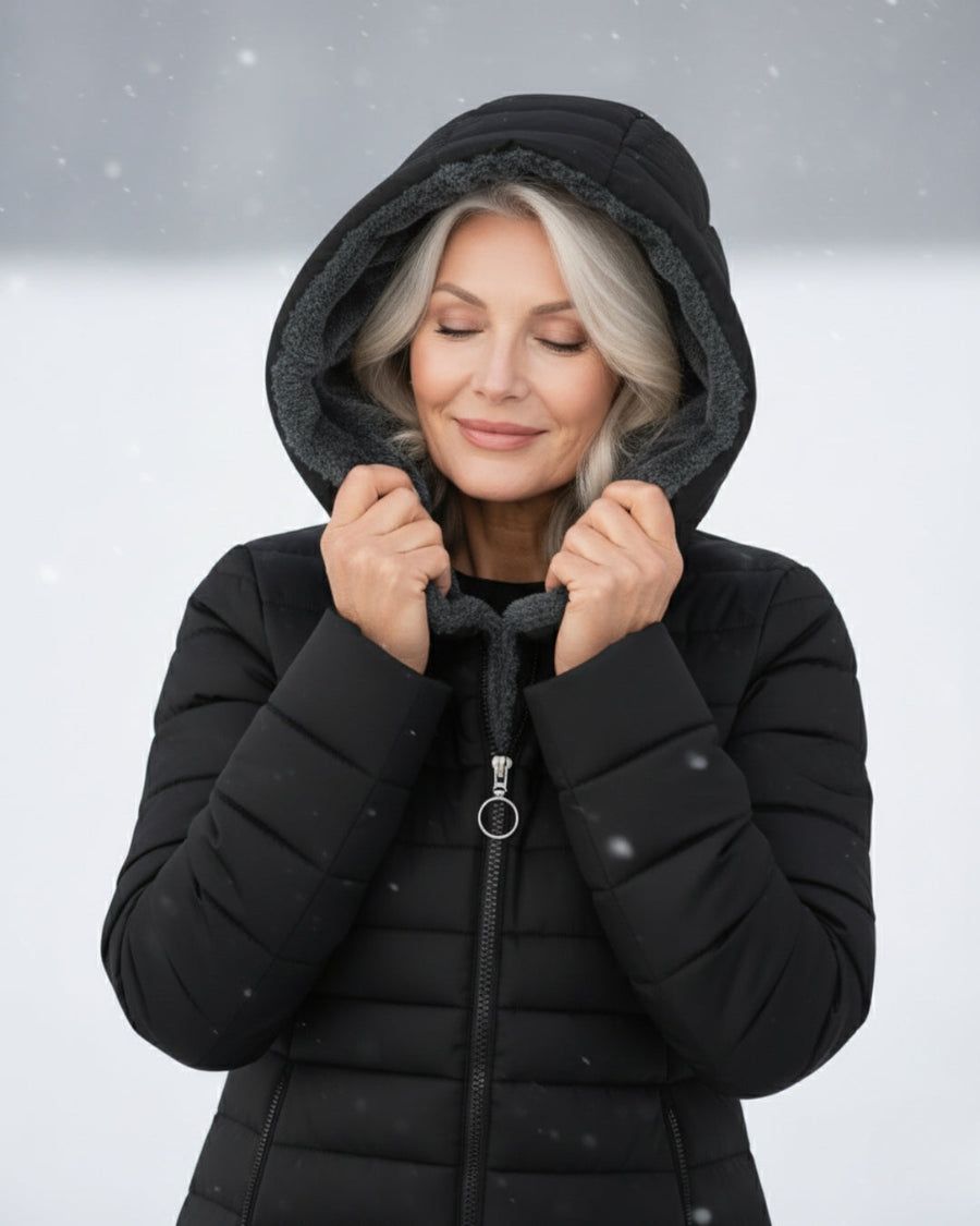 Casaco Comprido Acolchoado — Warmth & Style