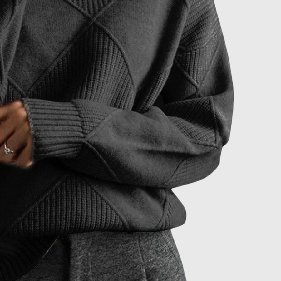 Pull Col Roulé Élégance Intemporelle