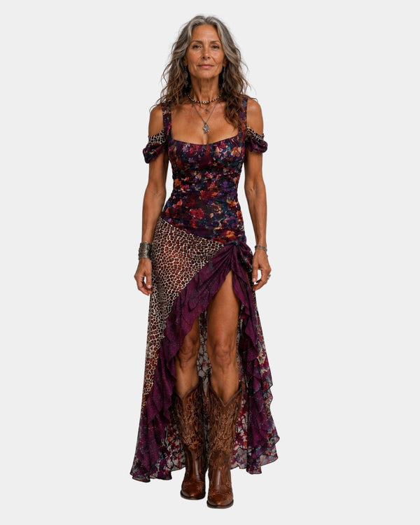 Vestido Maxi Bohemio Floreado - Elegancia Atemporal