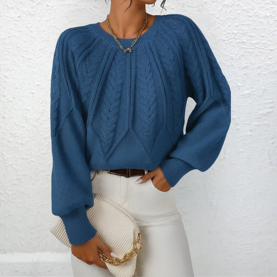 Pull Manches Amples — variation de couleur, style décontracté