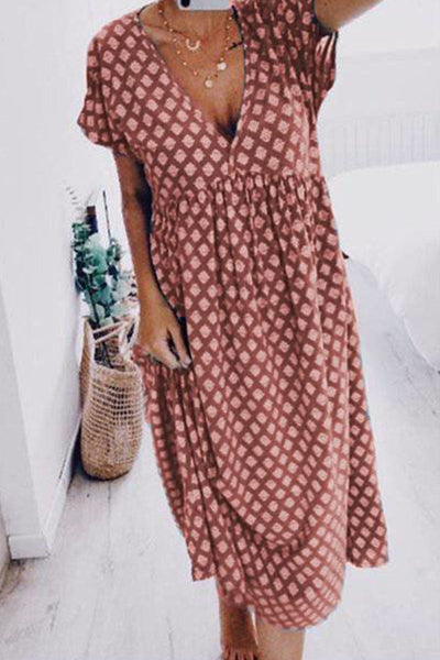 Naïma – Robe Féminine Imprimée