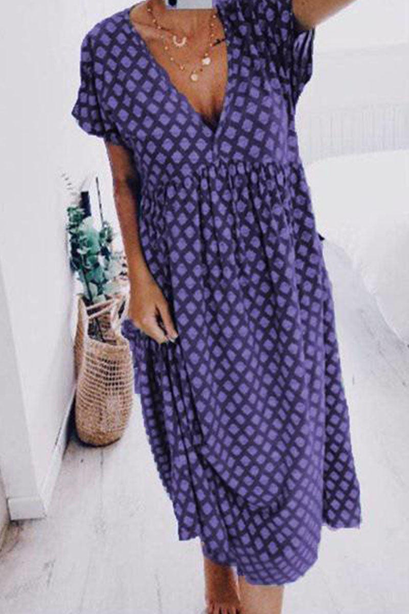 Naïma – Robe Féminine Imprimée