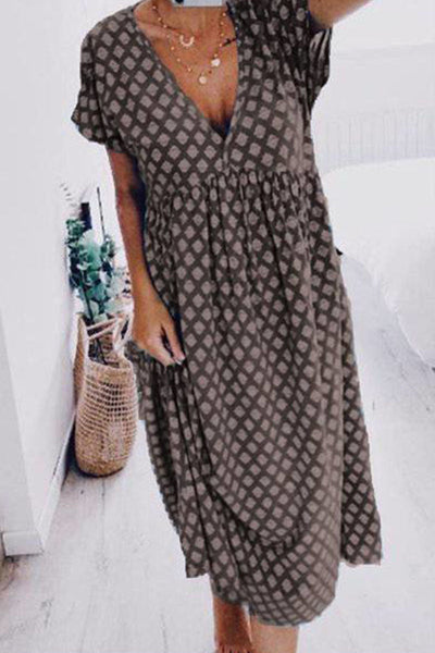 Naïma – Robe Féminine Imprimée