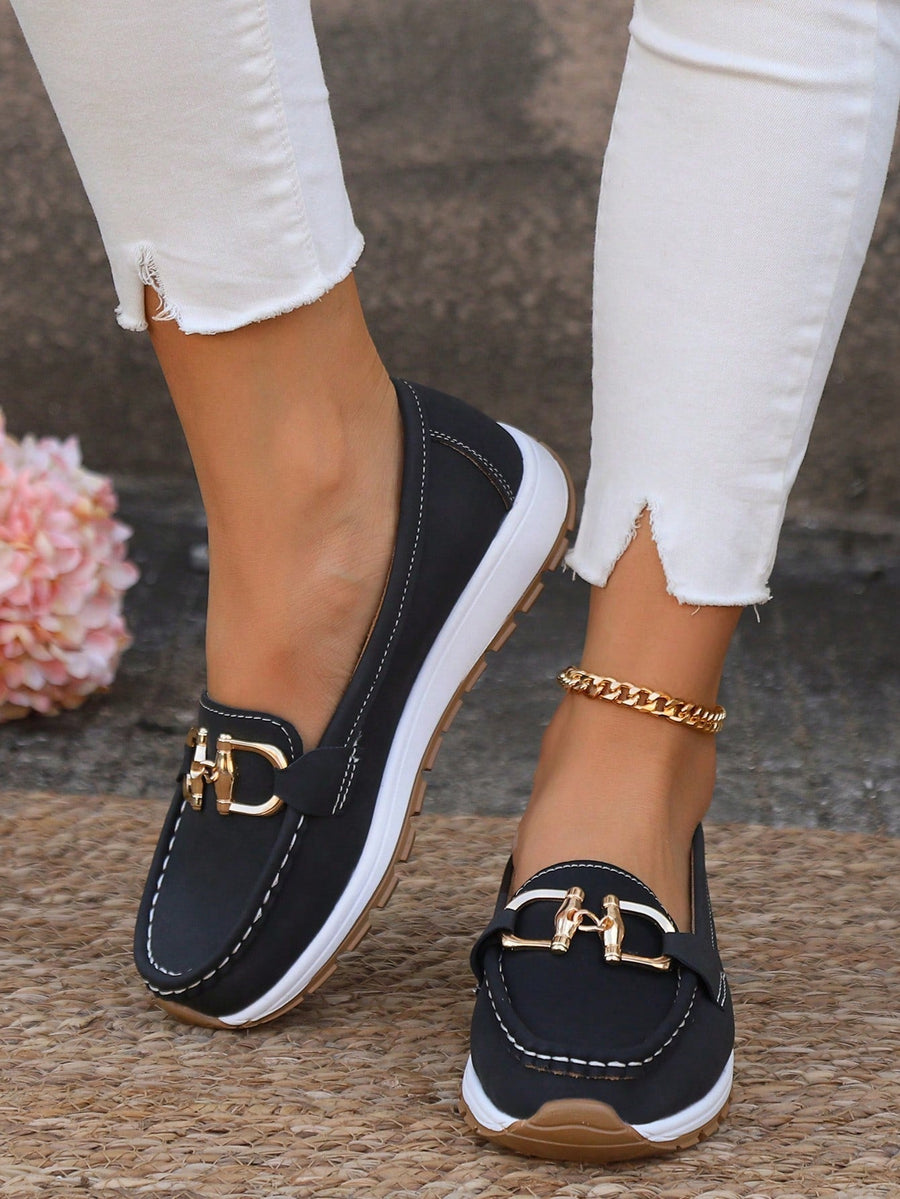 Mocassins à Boucle Ornementale