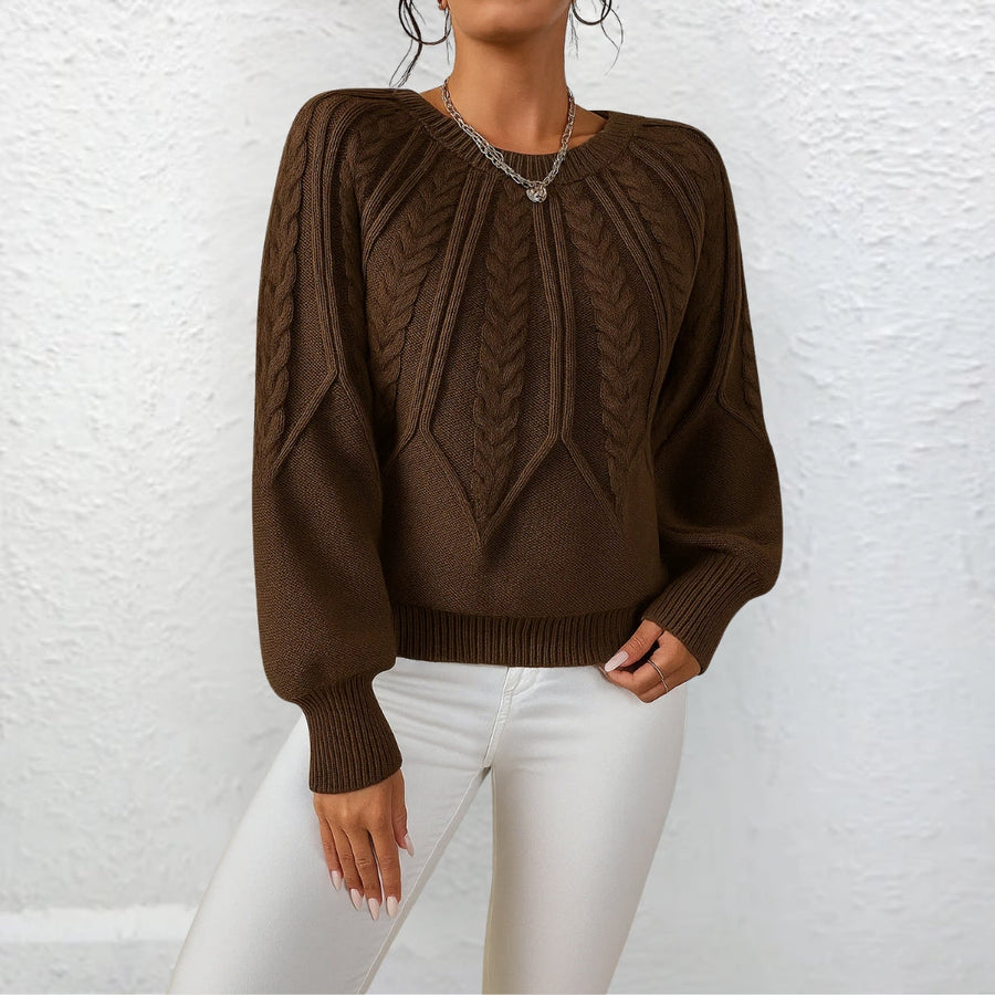 Pull Manches Amples — vue arrière, coupe harmonieuse