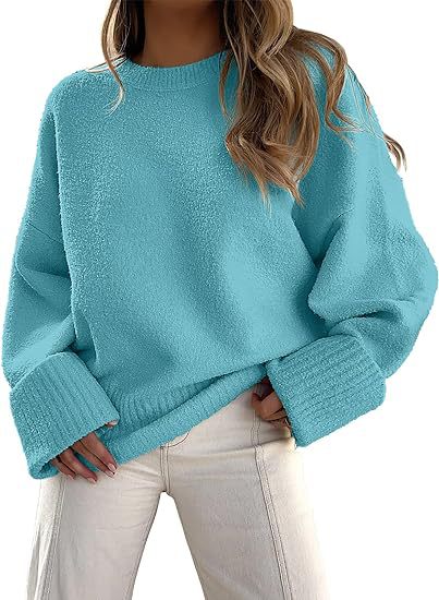 Pull Oversize Col Rond — détail des bandes côtelées aux manches