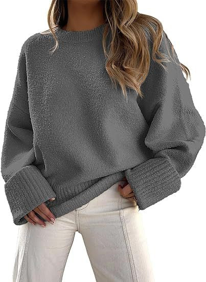 Pull Oversize Col Rond — vue arrière coupe ample