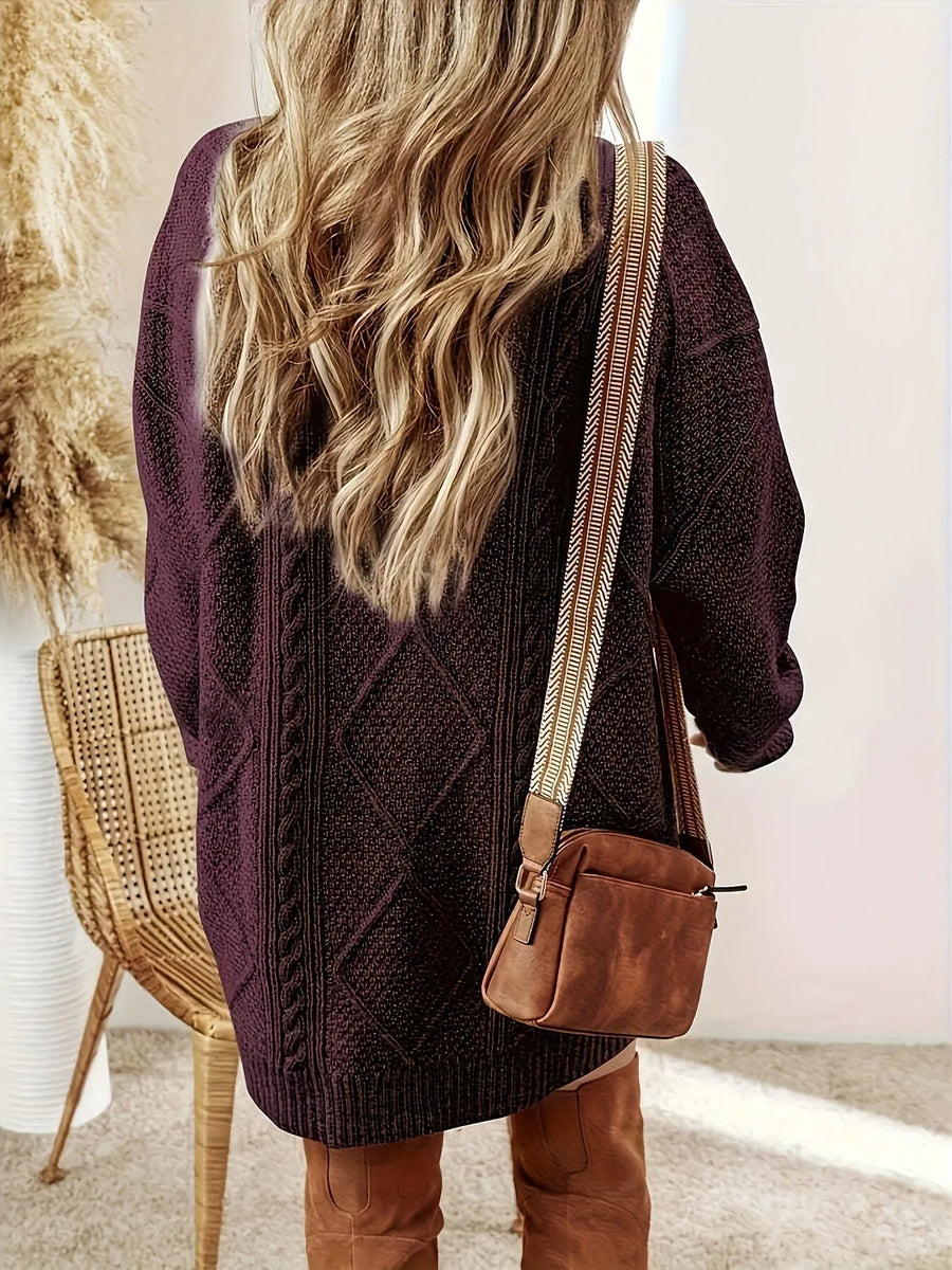 Pull Oversize Côtelé Coupe Ample