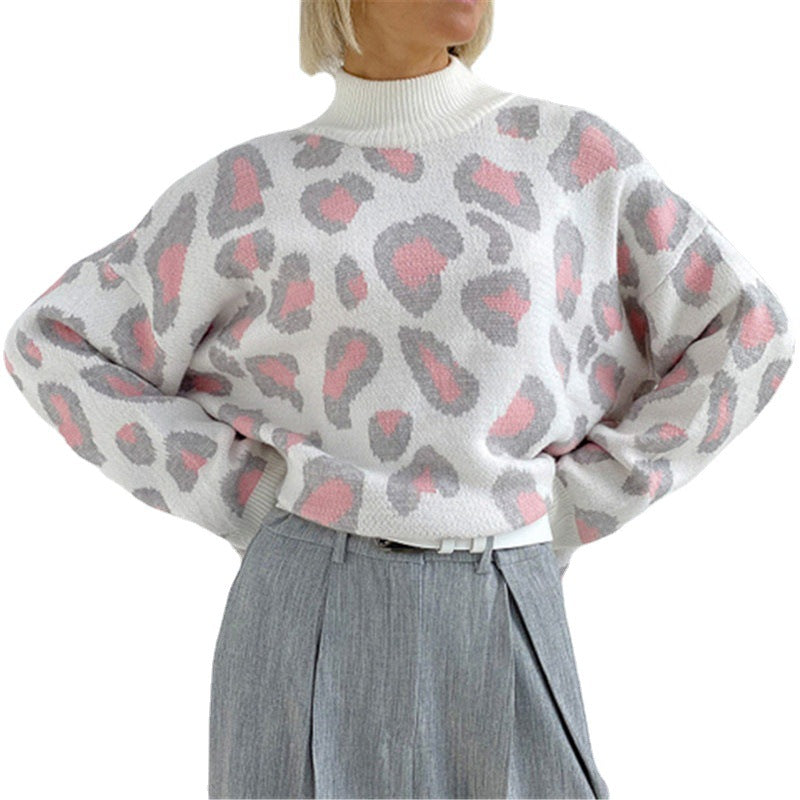 Sweat col montant — vue portée de dos