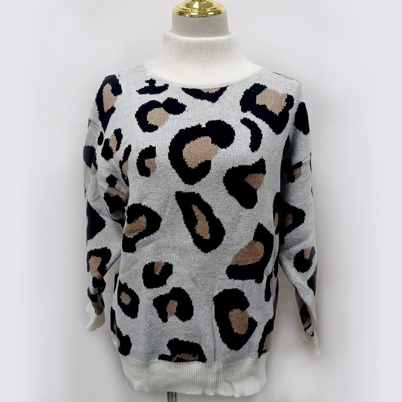Sweat col montant — détail du col roulé et de l'encolure