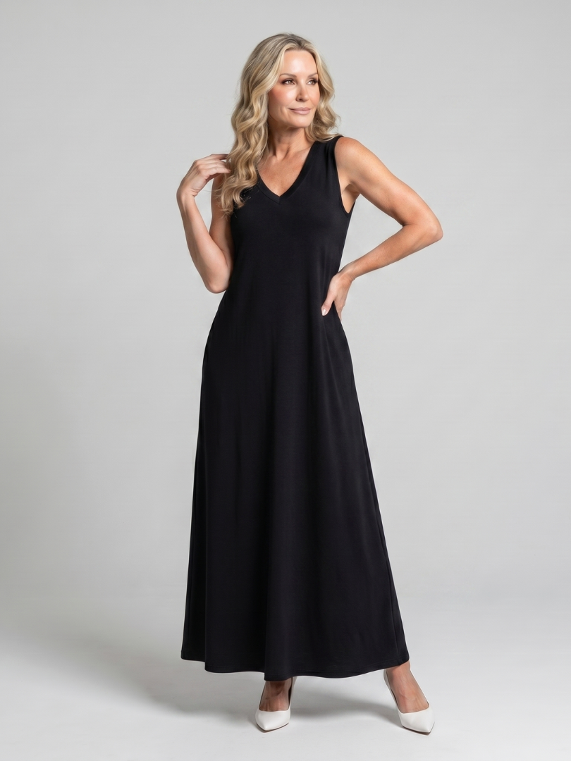 Robe Midi Tropical — vue complète, style décontracté