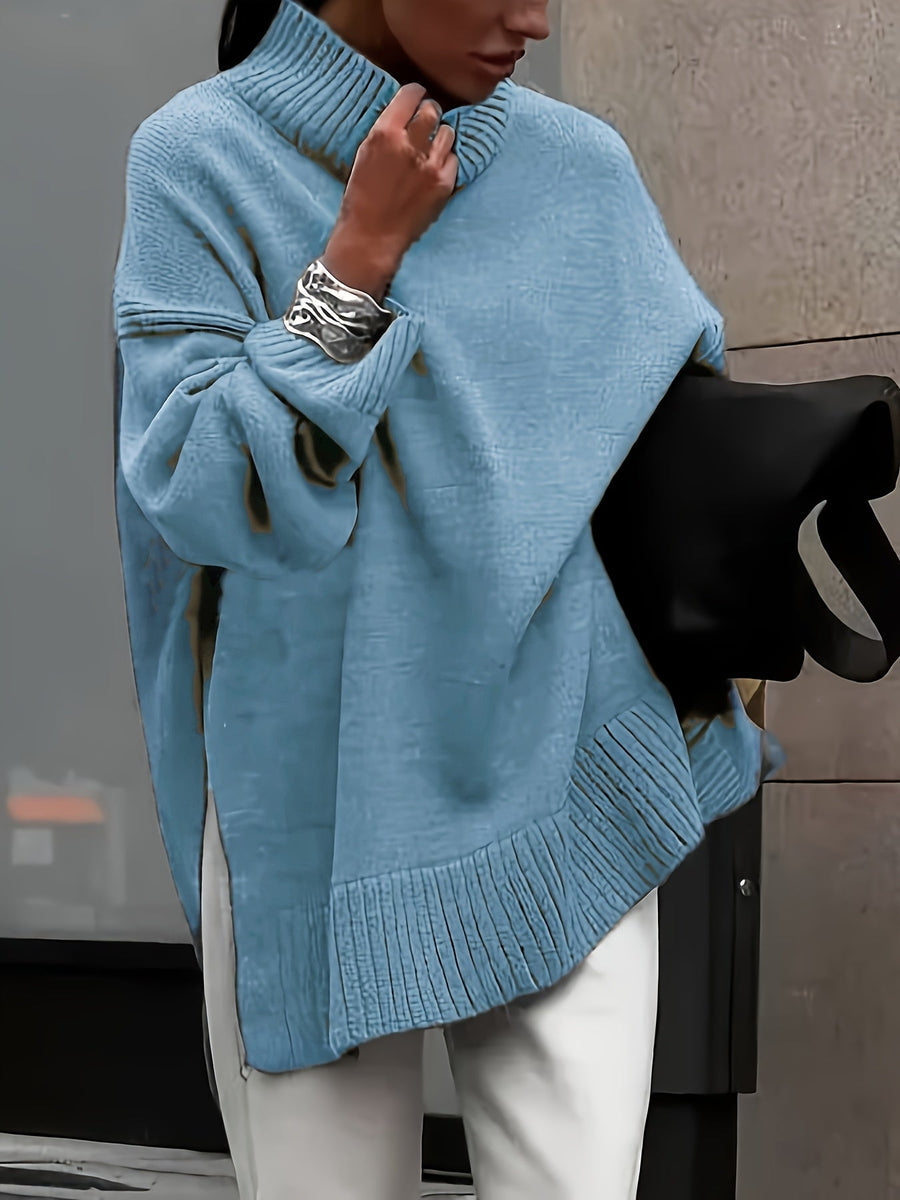 Pull Col Montant Oversize Confort