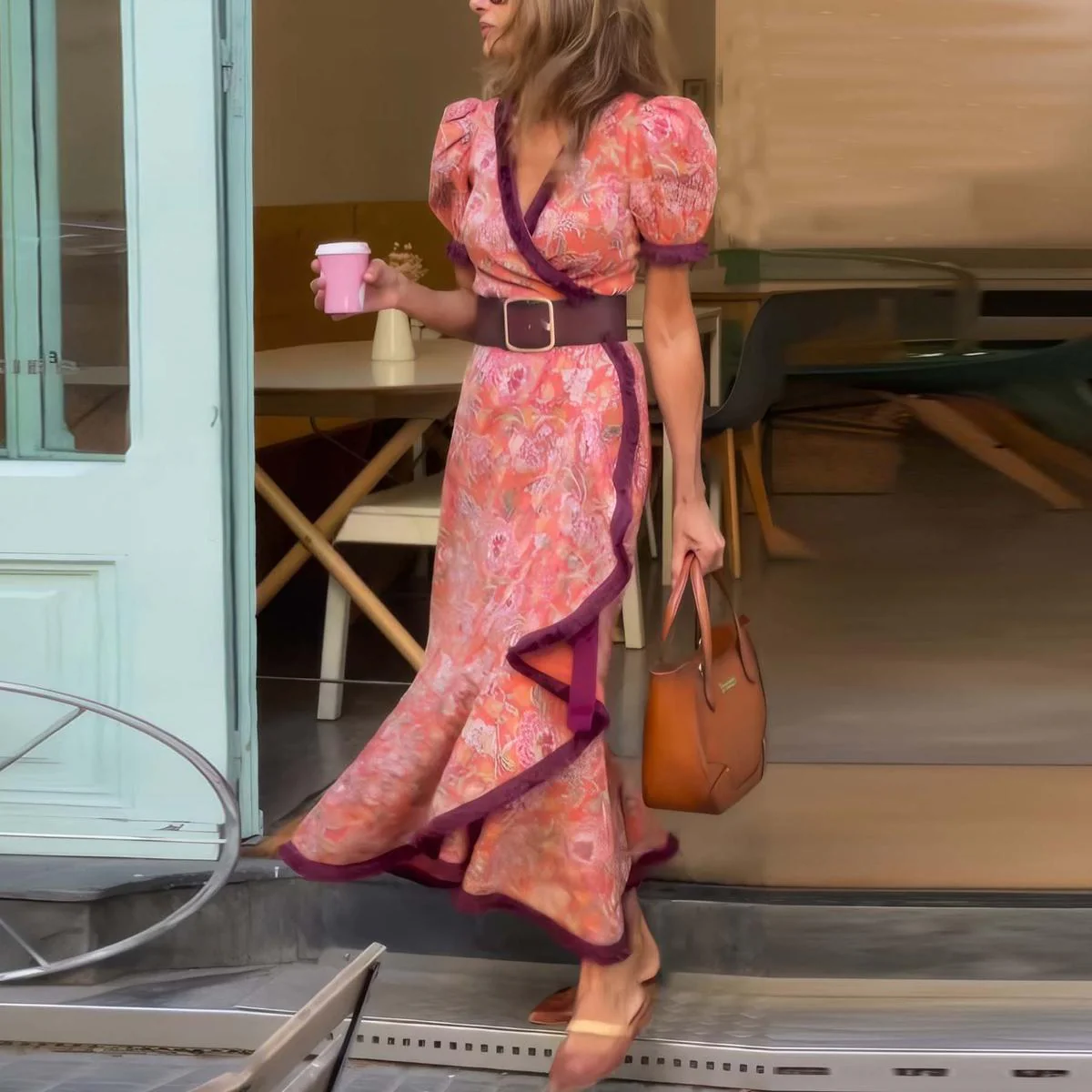 Estelle Robe Maxi Élégante