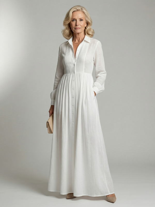 Robe Maxi Soft Flow - Élégance Fluide et Confort