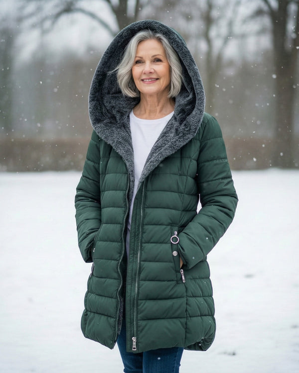 Casaco Comprido Acolchoado — Warmth & Style