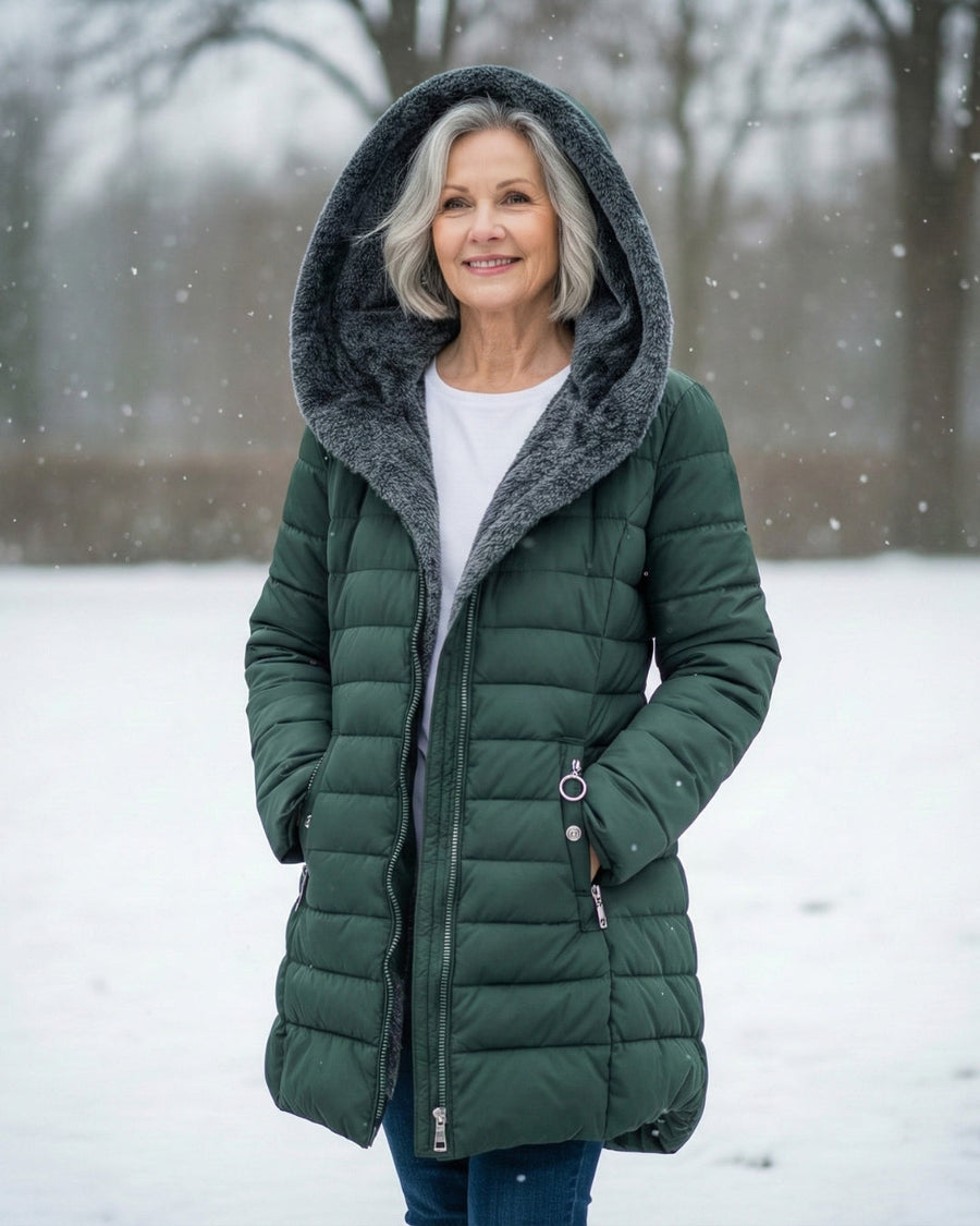 Casaco Comprido Acolchoado — Warmth & Style