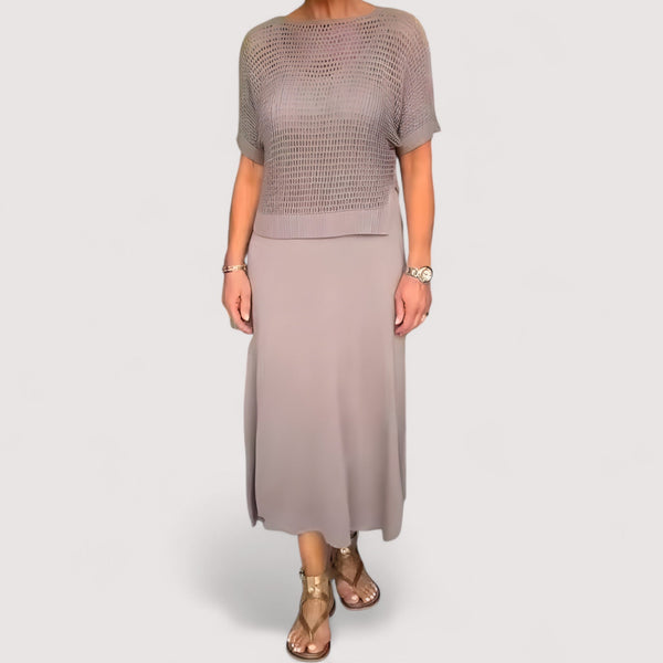 Eleanor | Robe d'été avec haut en tricot