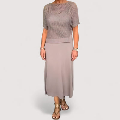 Eleanor | Robe d'été avec haut en tricot