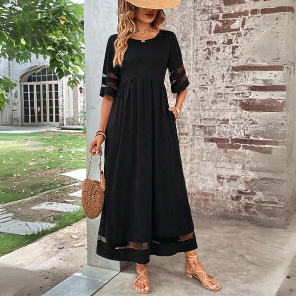 Aubrée – Robe midi élégante et flatteuse