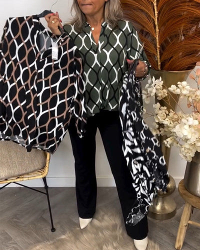 Janny | Chemisier décontracté à manches longues et coupe élégante