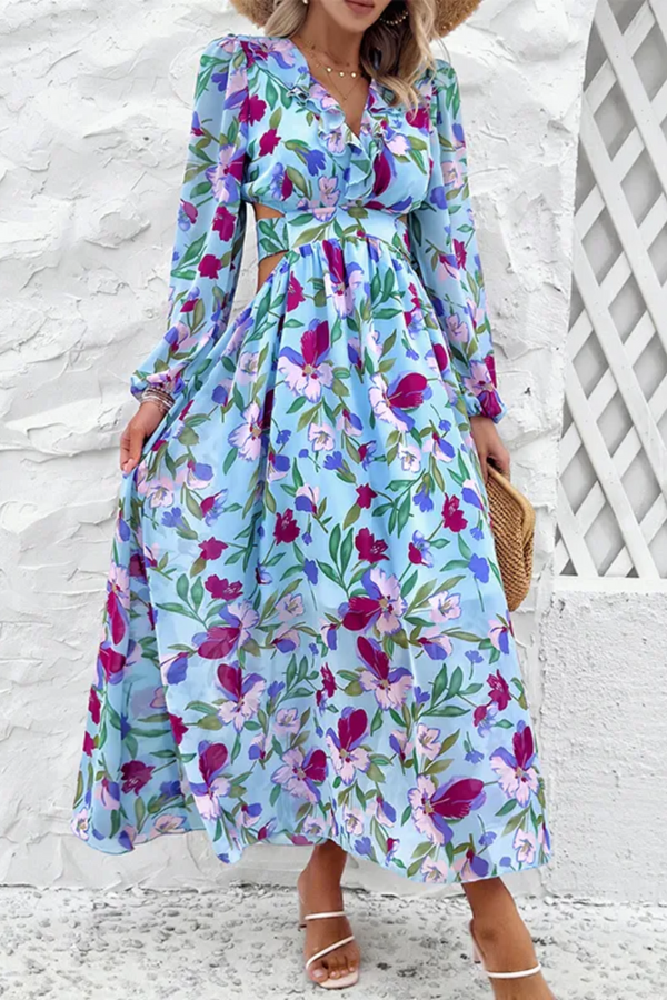 Juliette | Robe Longue Fleurie Femme