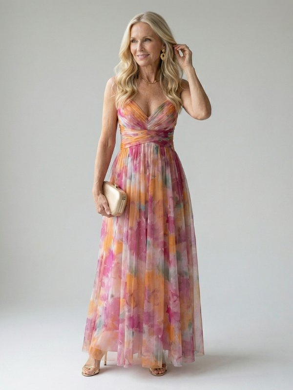 Robe Maxi Fluide Esteé - Enveloppant Doux et Légère