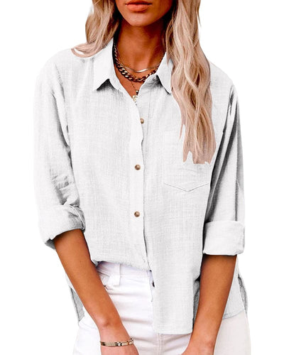 Elisa | Blouse à manches longues pratique et élégante
