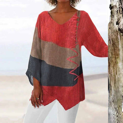Femke | Top tricolore tendance pour un look fashion